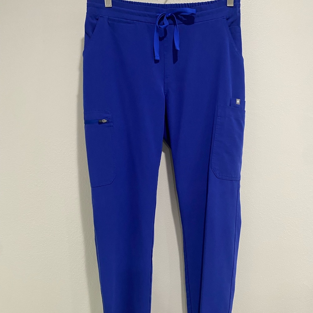 FIGS Deep Royal Blue Yola Skinny Scrub Pants
